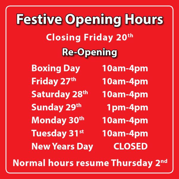 opening hours